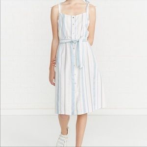 Amour Vert Elisette Dress in Aegean Stripe. NWT